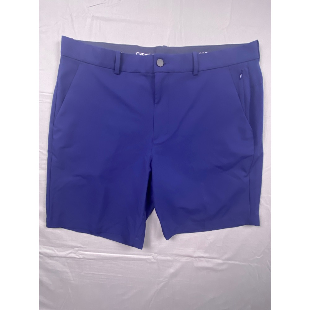 Cremieux Performance Golf Shorts Mens 38 Blue Stretch Moisture Wicking Athletic